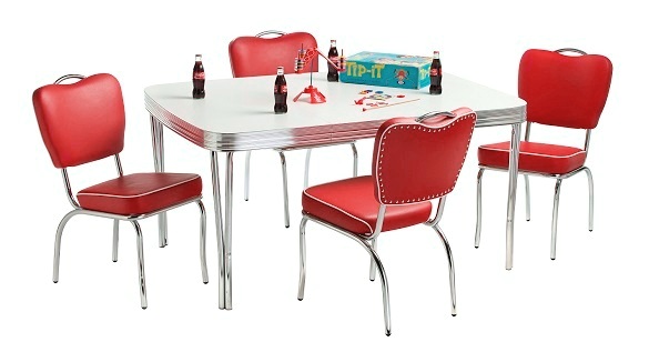 Deja Vu 50's Retro Dinette Set Questions & Answers