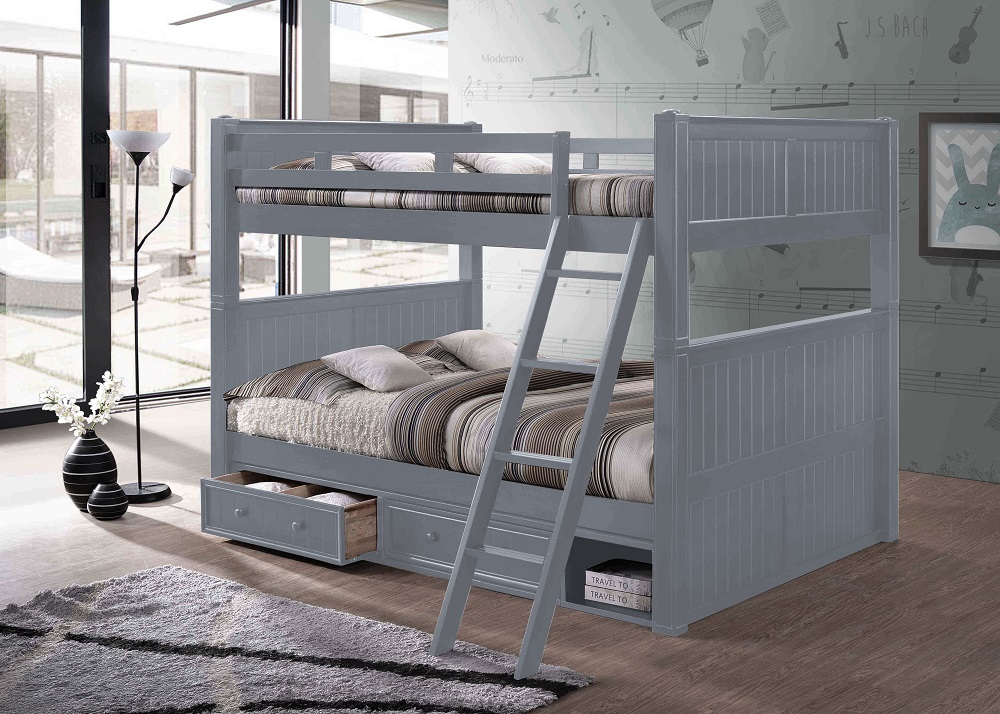 Moreno Grey Queen over Queen Bunk Bed Questions & Answers