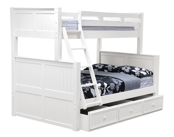 Beatrice White Twin over Queen Bunk Bed Questions & Answers