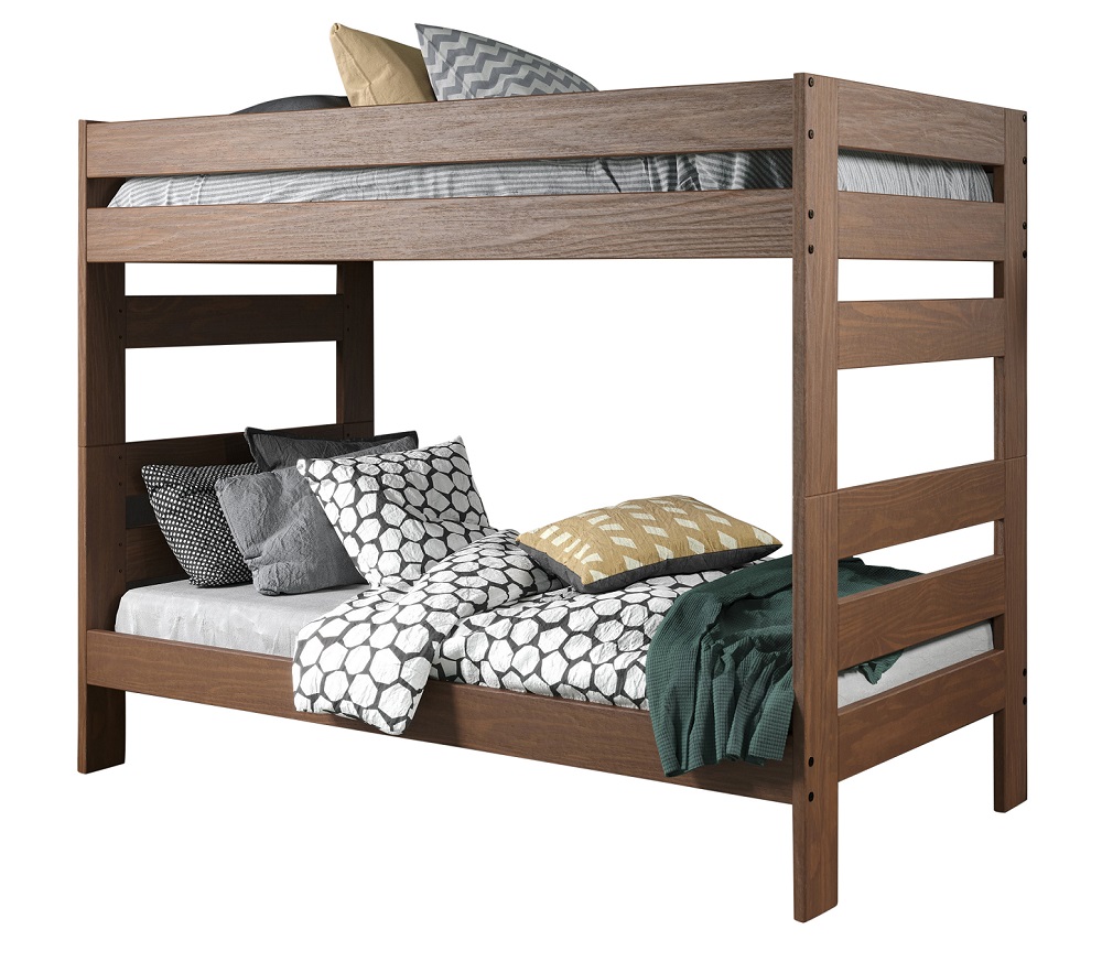 Jericho Mahogany Brown Twin XL Wooden Bunk Beds Questions & Answers