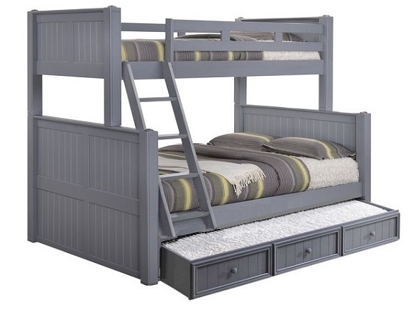 Moreno Grey Twin over Queen Bunk Bed Questions & Answers