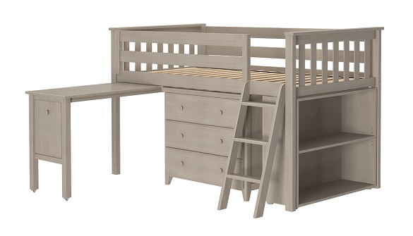 Kivik Sand Low Loft Bed with Desk and Dresser Questions & Answers