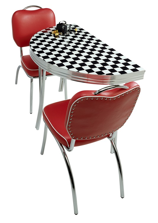 Norma Jean 1950's Retro Half Circle Table Set Questions & Answers