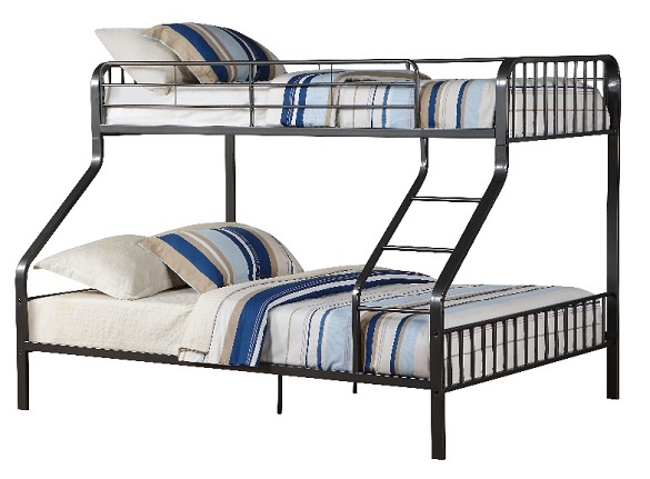 What is the weight capacity on the top bunk?