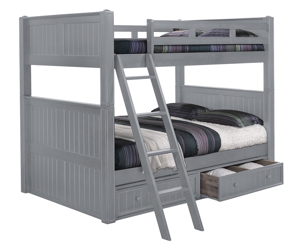 For the Moreno Full over Full bunk bed, can the ladder be moved to the other end of the bed?