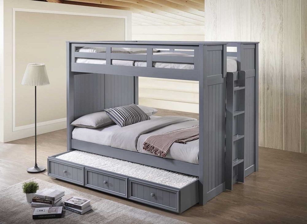 Edrea Grey Beadboard Bunk Bed Questions & Answers