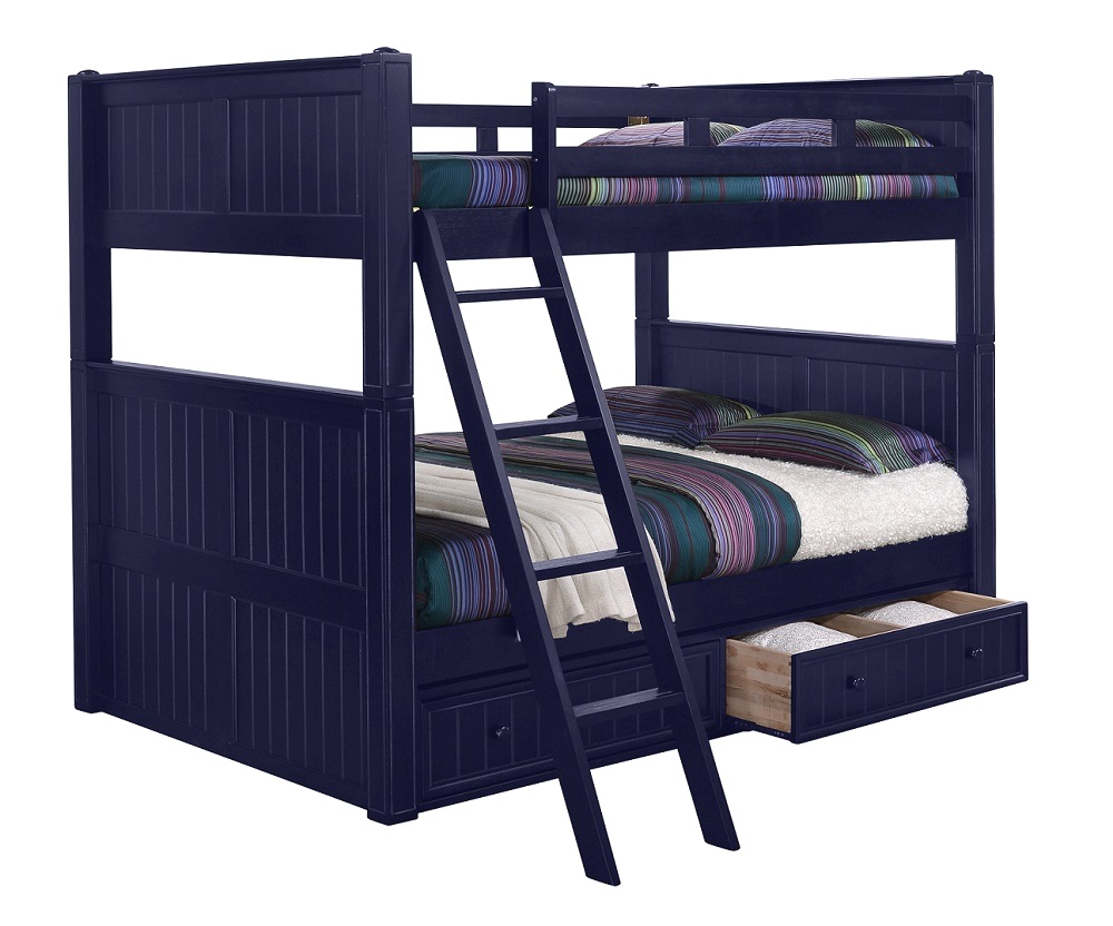 What is the height from the floor to the mattress slats on the top bunk?