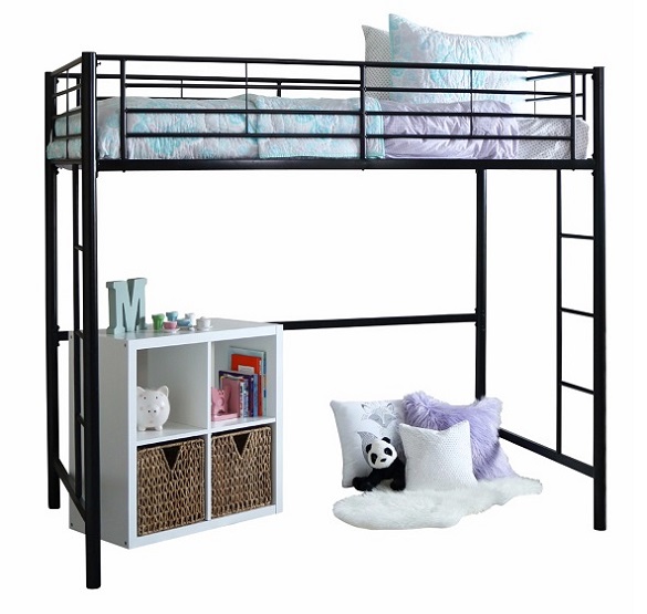 Sanders Black Metal Loft Beds for Teens Questions & Answers