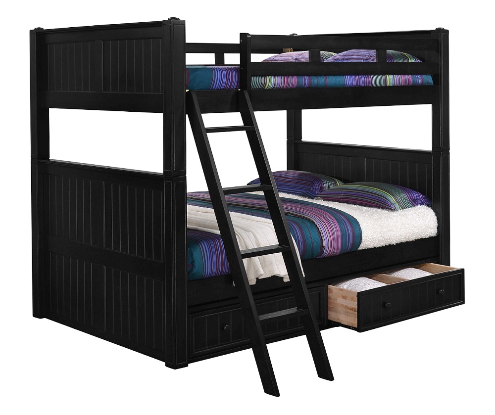 Eberhardt Black Full over Full Bunk Bed Questions & Answers