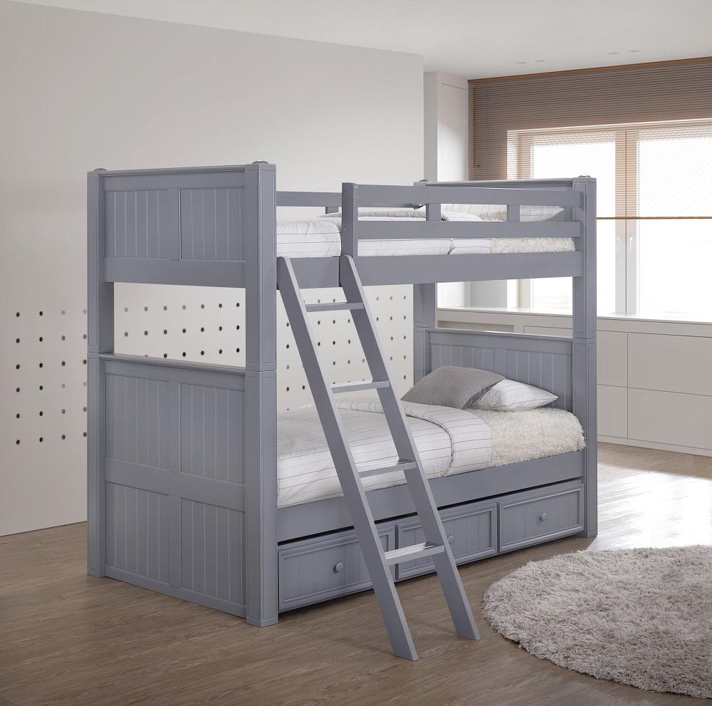 Moreno Grey Twin XL Bunk Beds Questions & Answers