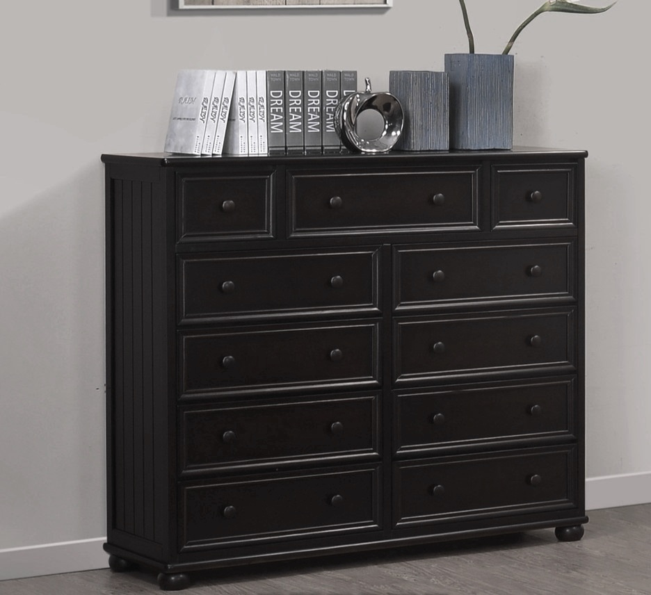 Eberhardt Black 11 Drawer Large Dresser Questions & Answers