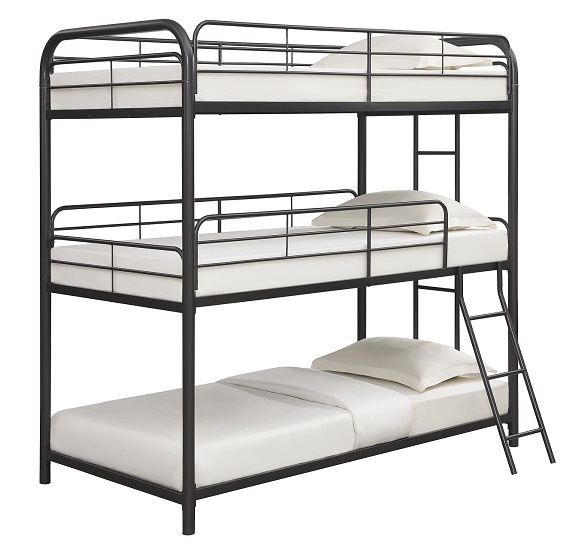 Vetrina Twin Gunmetal Triple Bunk Bed Questions & Answers