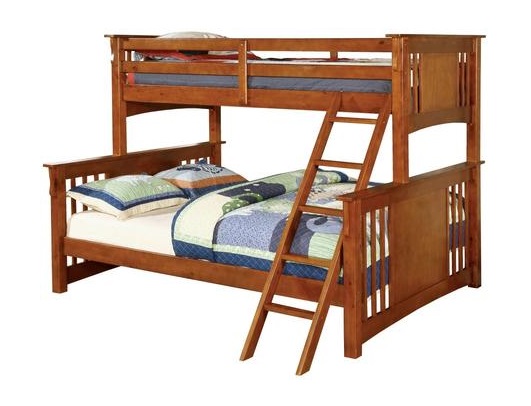 Highland Oak Twin over Queen Bunk Bed Questions & Answers