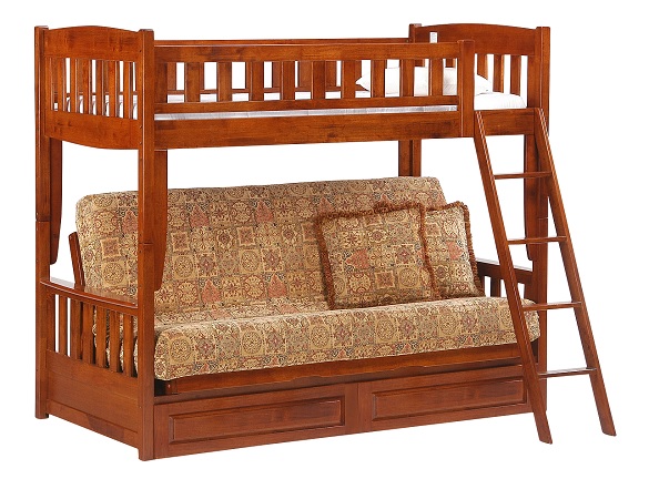 Eastwood Cherry Futon Bunk Bed Questions & Answers