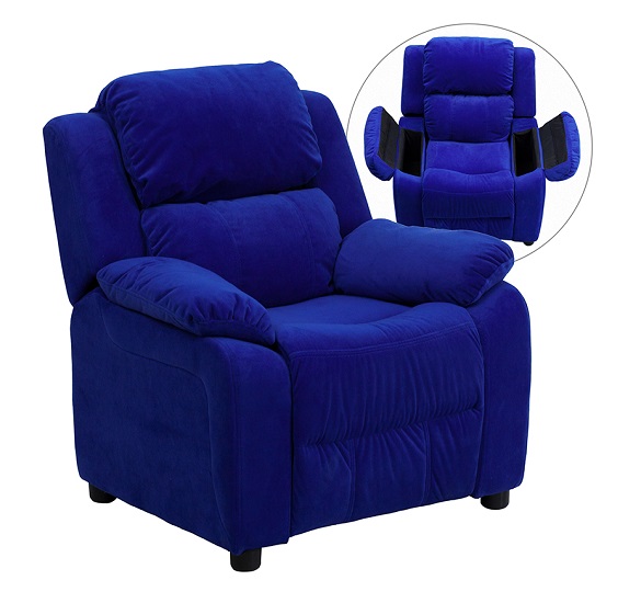 Kids Recliner Microfiber with Storage Arms Questions & Answers