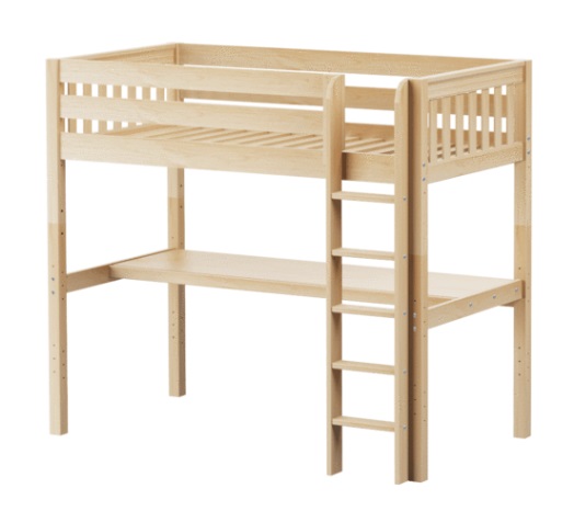 Guthrie Natural Loft Bed with Desk Questions & Answers