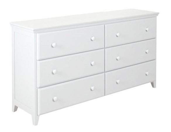 Chelsea White 6 Drawer Dresser Questions & Answers