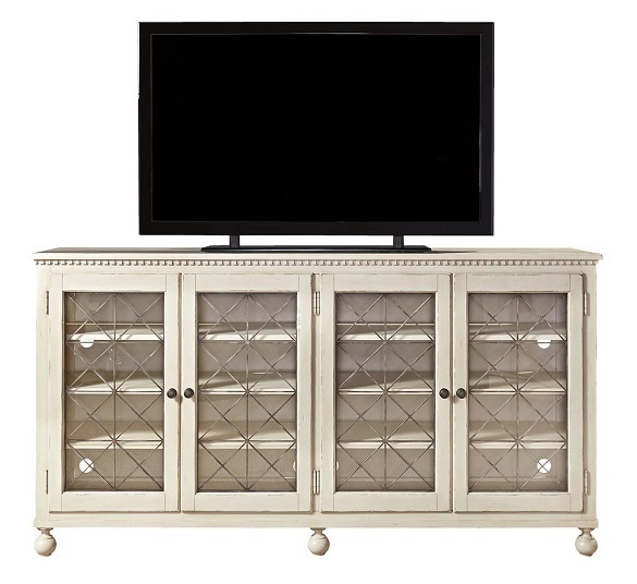 Bezler Weathered White TV Console Questions & Answers